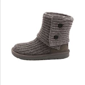 Knit gray Uggs